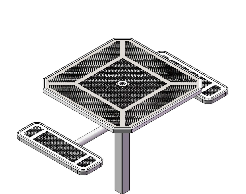 Superior Amenities Innovated Octagon Pedestal Table 46" - T46INNVPEDS
