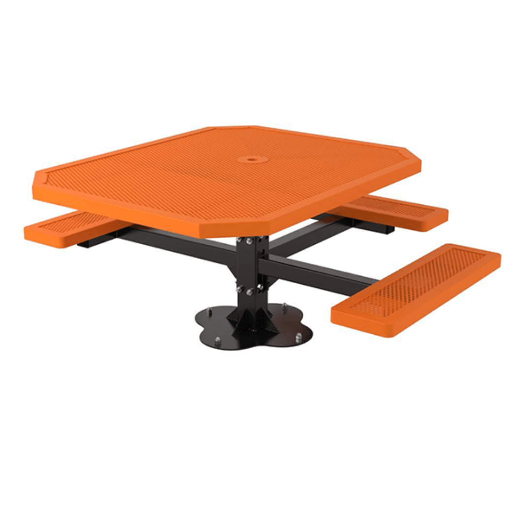Superior Amenities Innovated Octagon Pedestal Table 46" x 57" - T46INNVPED-3SADA