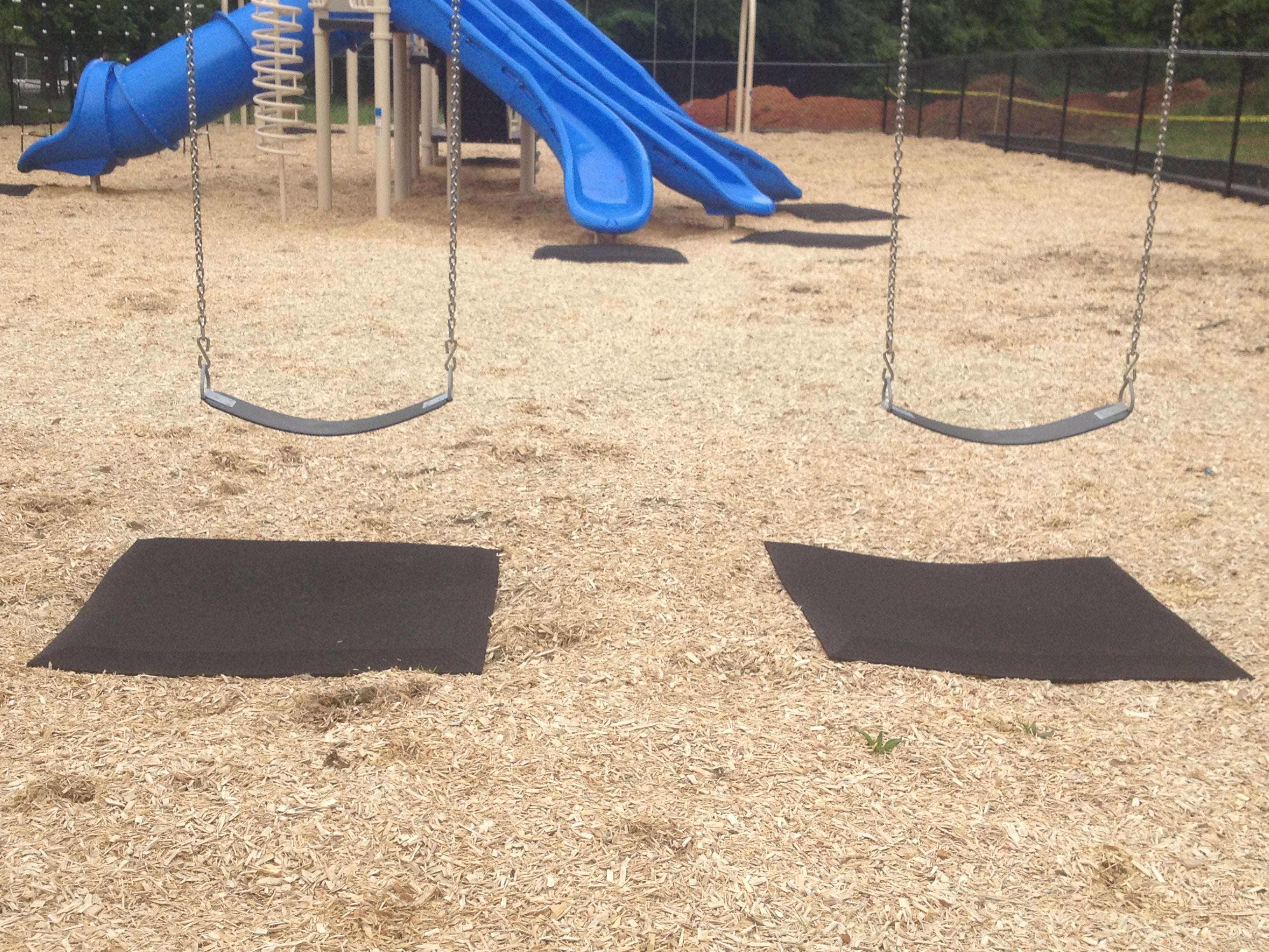 Action Play Systems Heavy Duty Rubber Swing and Playground Mat APS-SwingMat