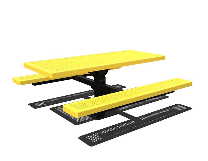 Superior Amenities Innovated Rectangle Double Pedestal Table - T8INNVDBLPEDS