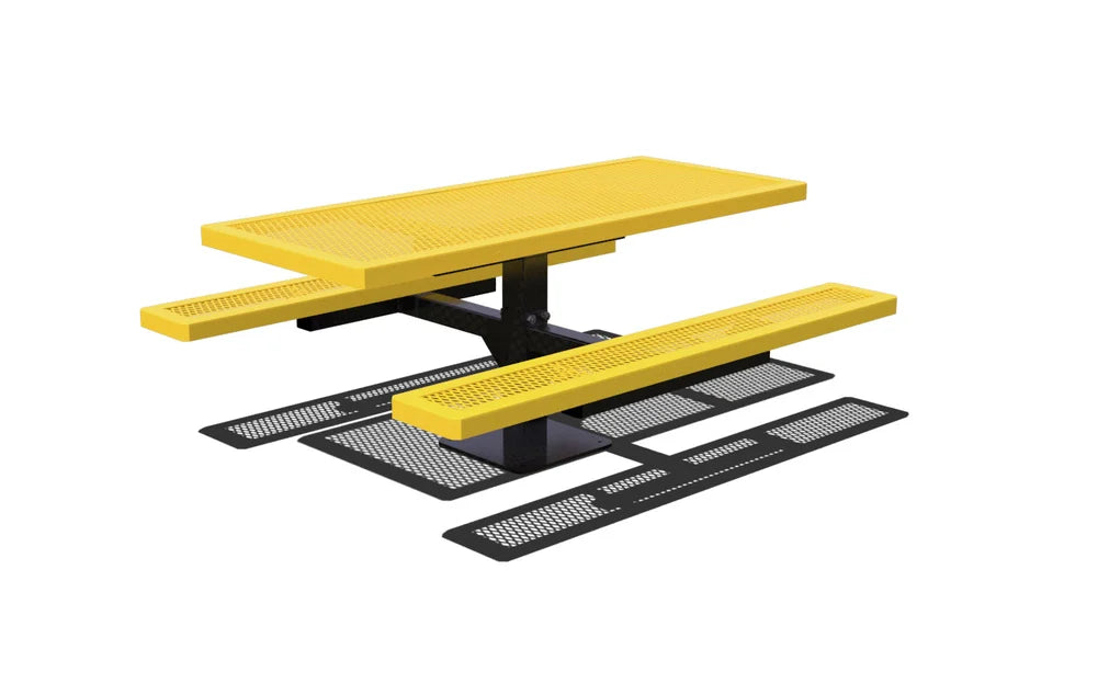 Superior Amenities Regal Rectangle Pedestal Table - T6RCPEDS