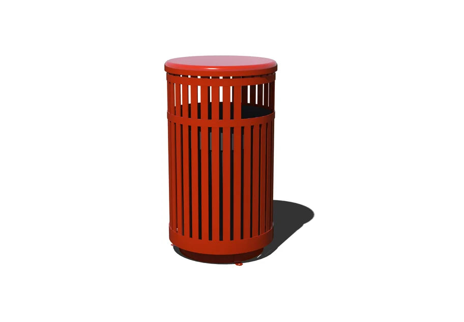 Superior Amenities Vertical Strap Trash Receptacle - TR32SLAT