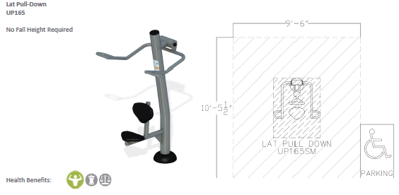 ActionFit Lat Pull Down UP165