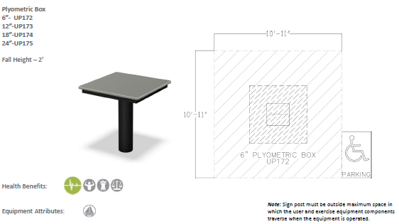 ActionFit Plyometric Box  UP172
