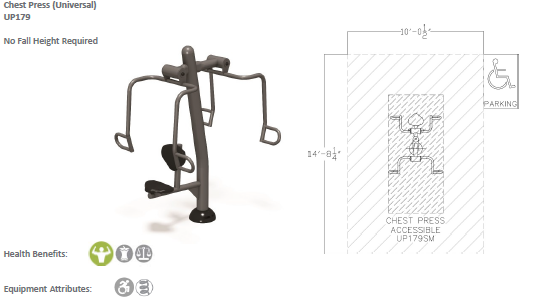 ActionFit Chest Press (Accessible) UP179S