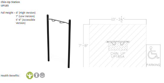 ActionFit Chin-Up Station UP185