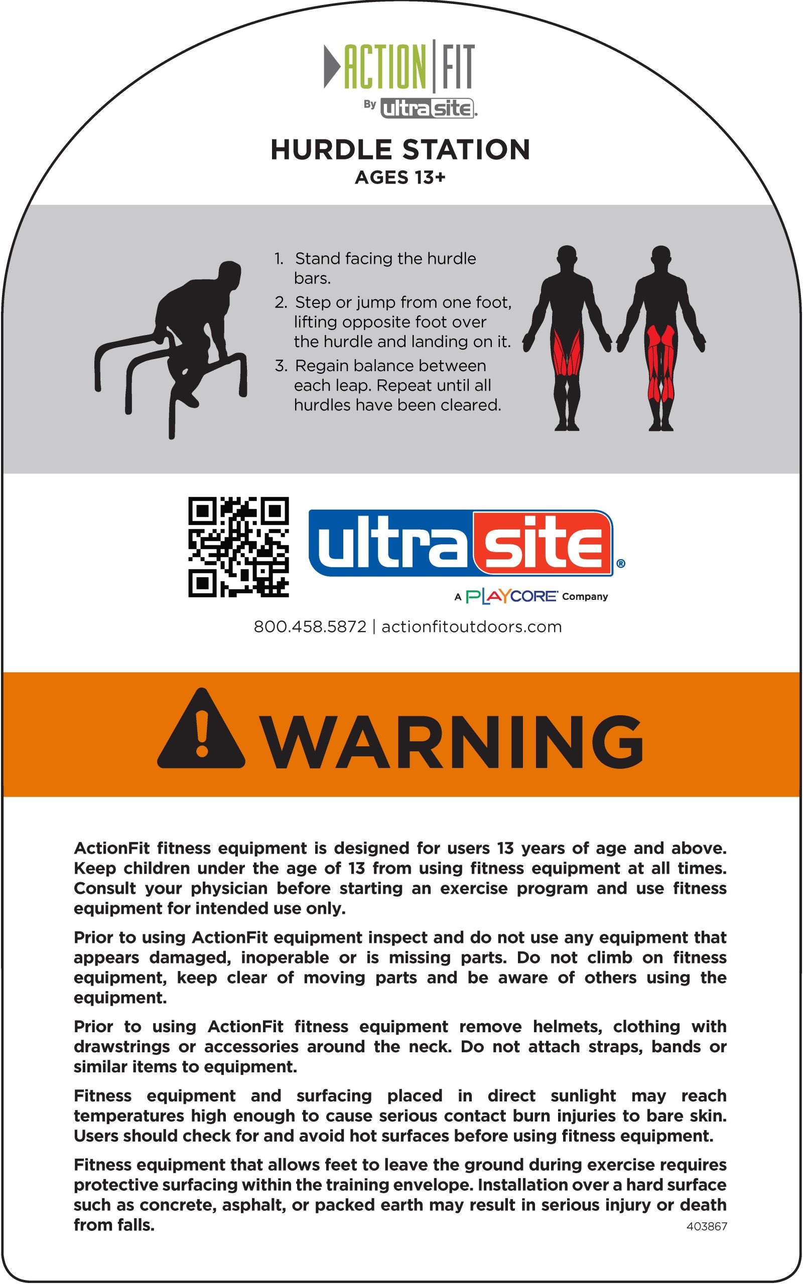 ActionFit Hurdle Station UP265