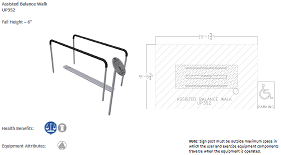 ActionFit Assisted Balance Walk UP352