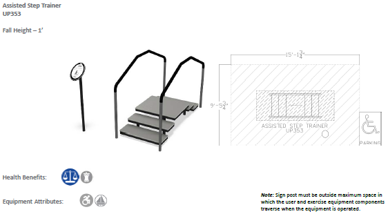 ActionFit Assisted Step Trainer UP353