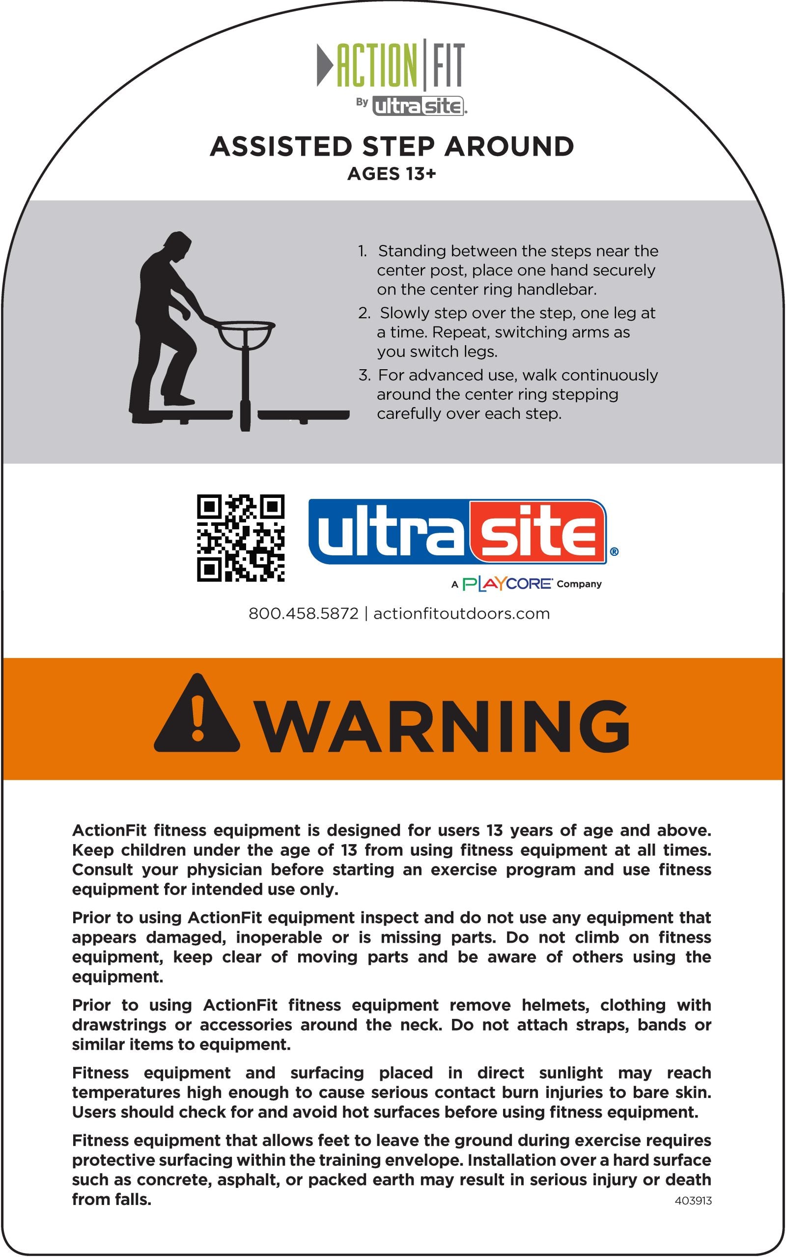 ActionFit Assisted Step Around UP355