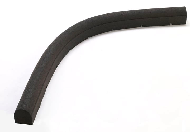 Action Play Systems Rubberific Playground Border Timbers, 8 Inch High TIMBER8INCH BLACK