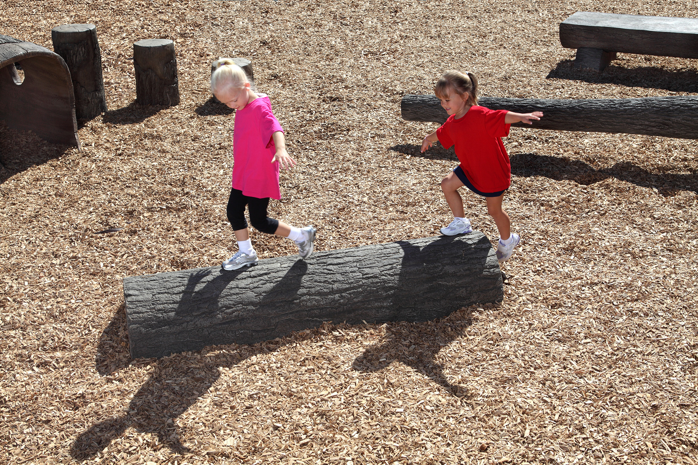 Ultra Play 6' Half Log Balance Beam 6HL