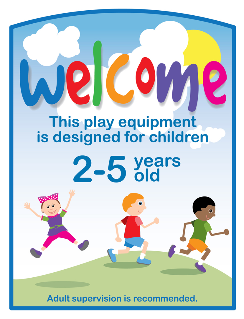 Ultra Play Welcome Sign (2-5 years) UP104
