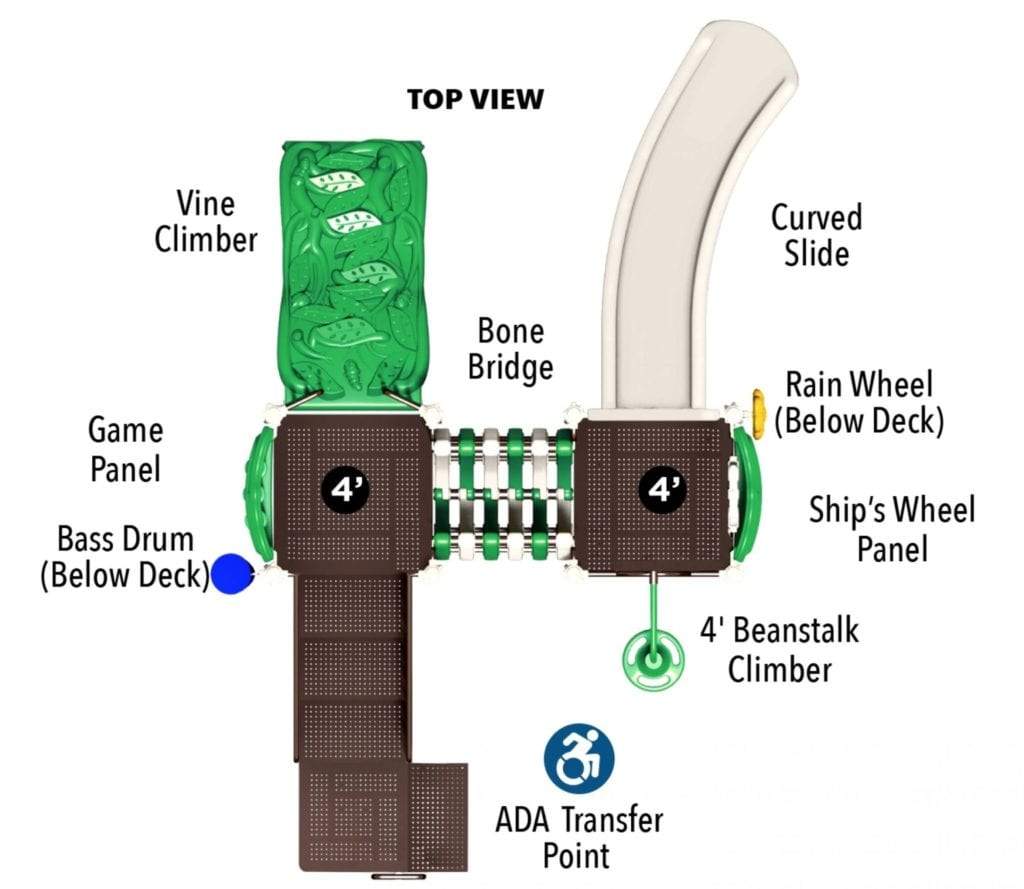 Ultra Play Sunnyside Play System UPLAY-020-P