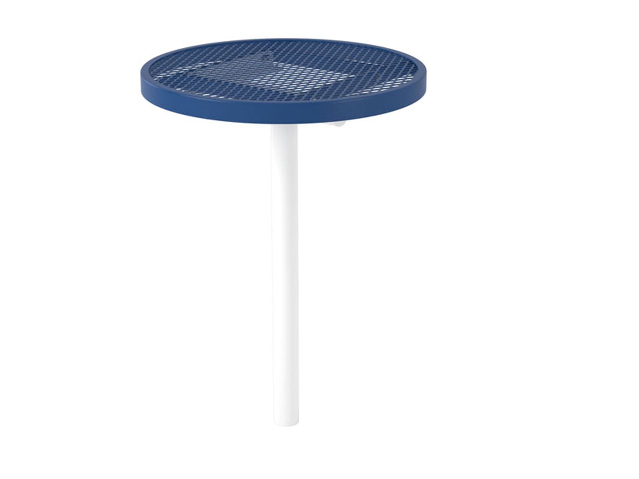 Superior Recreational 36-inch Round Bar Height Pedestal Cafe Table - T36CAFES