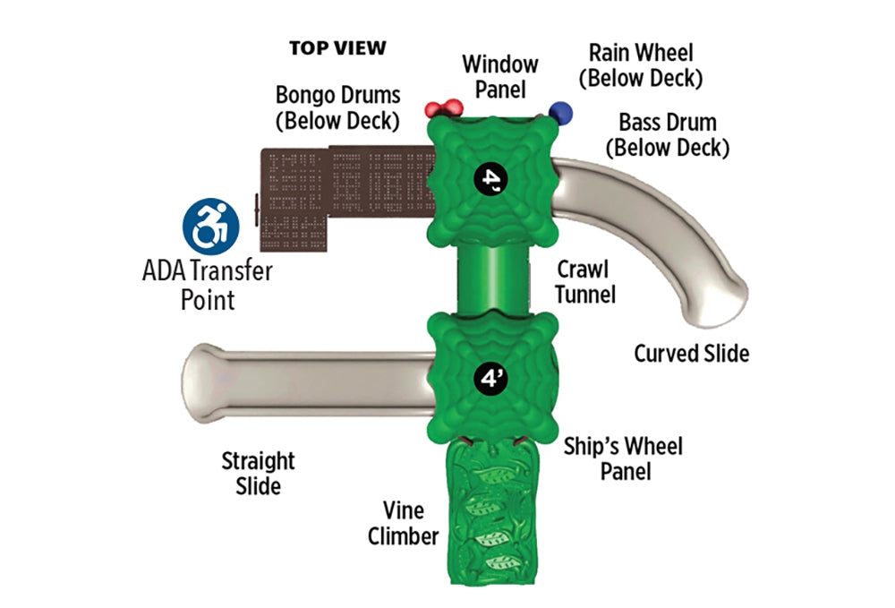 Ultra Play Signal Springs Playground UPLAY-003-P
